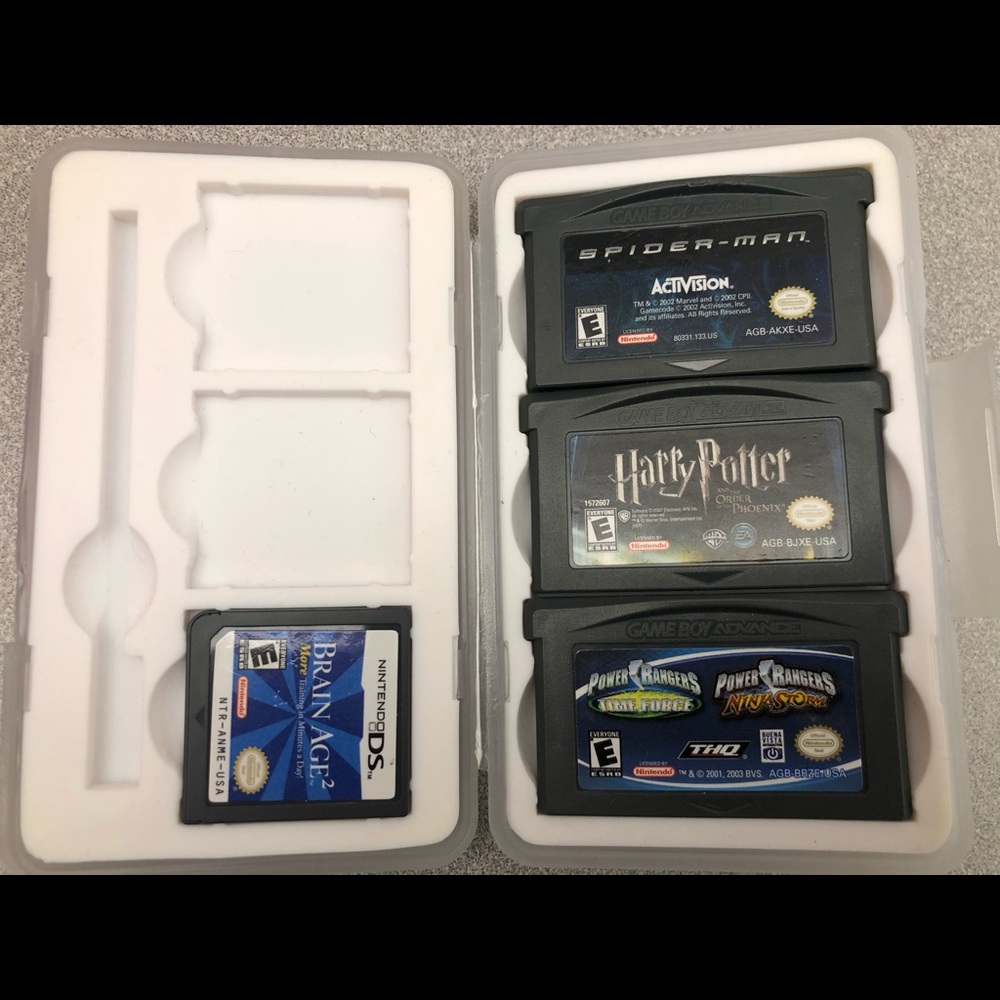 Nintendo DS and Gameboy Advance Games and Case